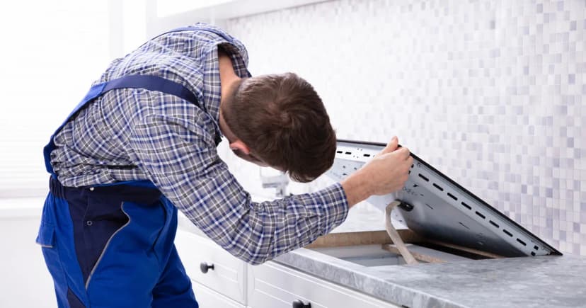 Licensed electrician installing wiring