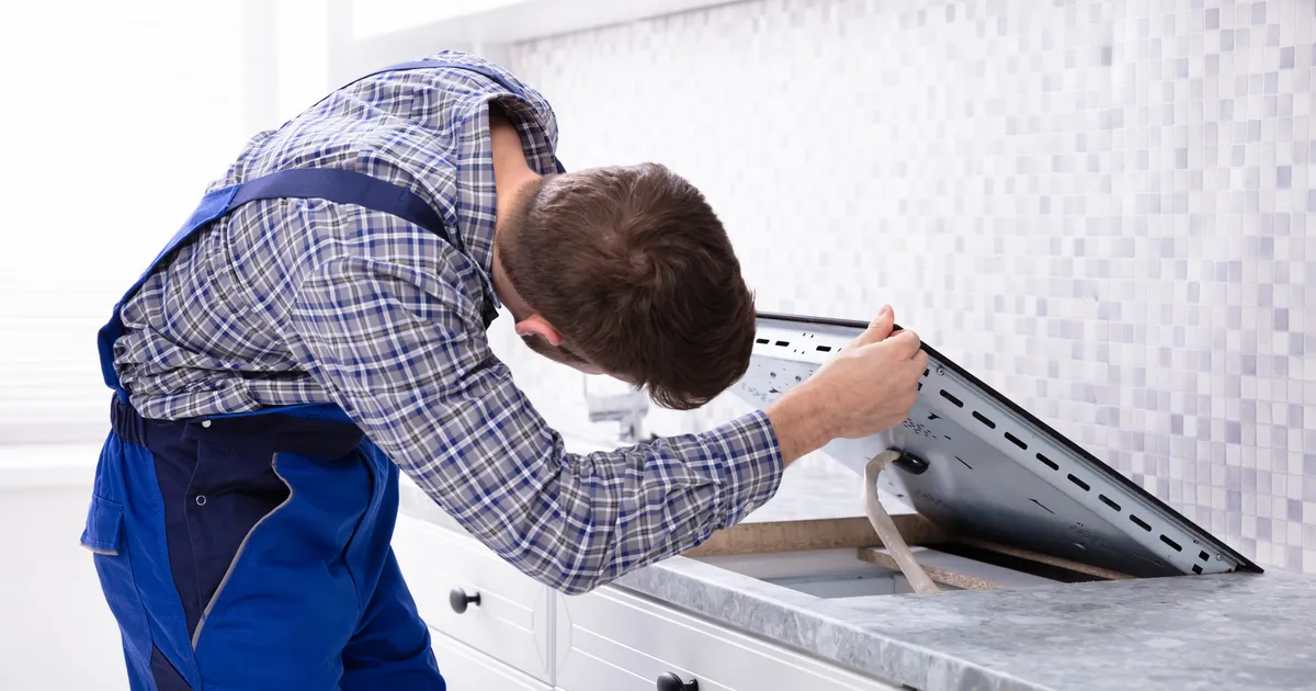 Licensed electrician installing wiring